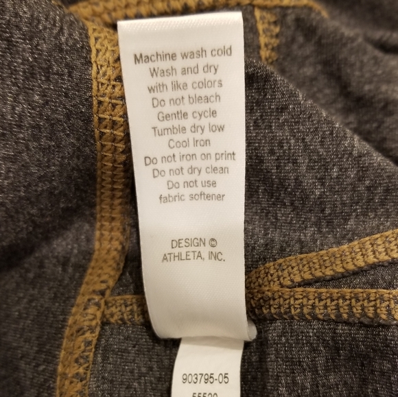 Athleta Charcoal Gray Yoga Athletic Pant XS - Picture 6 of 10